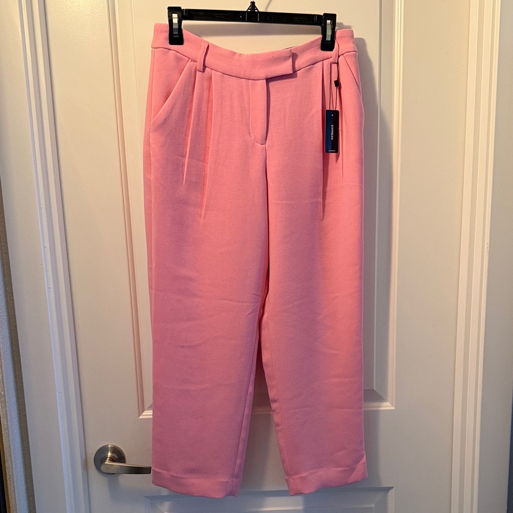 Express Pink Cropped Women's Pants